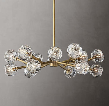 Crystal Ball Round Cluster Chandelier - LUUGAA