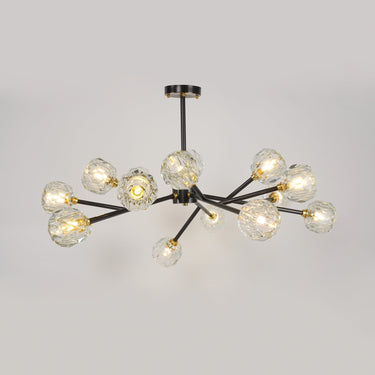 Crystal Ball Round Cluster Chandelier - LUUGAA
