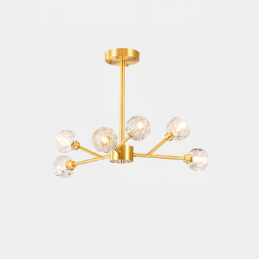 Crystal Ball Round Cluster Chandelier - LUUGAA