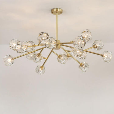Crystal Ball Round Cluster Chandelier - LUUGAA
