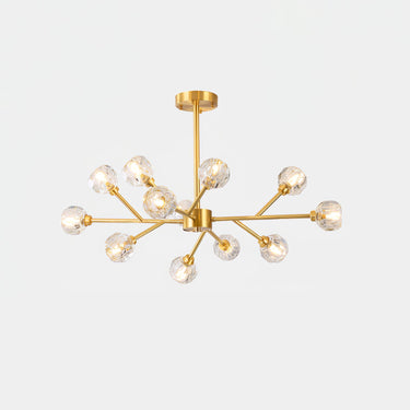 Crystal Ball Round Cluster Chandelier - LUUGAA