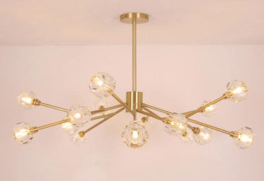 Crystal Ball Round Cluster Chandelier - LUUGAA