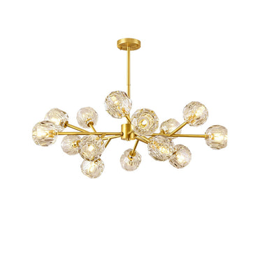 Crystal Ball Round Cluster Chandelier - LUUGAA