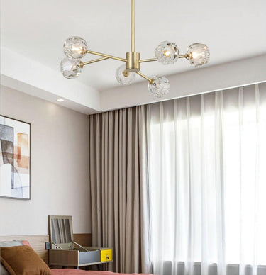 Crystal Ball Round Cluster Chandelier - LUUGAA