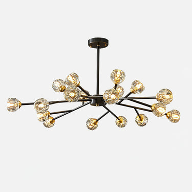 Crystal Ball Round Cluster Chandelier - LUUGAA