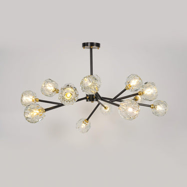 Crystal Ball Round Cluster Chandelier - LUUGAA