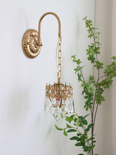 Crystal Crown Sconce - LUUGAA