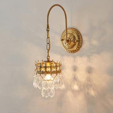 Crystal Crown Sconce - LUUGAA