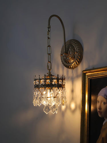 Crystal Crown Sconce - LUUGAA