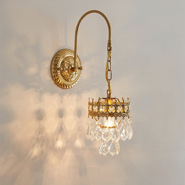 Crystal Crown Sconce - LUUGAA