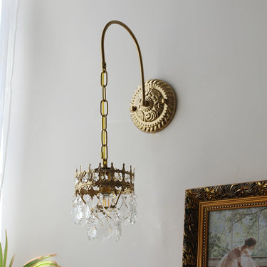 Crystal Crown Sconce - LUUGAA