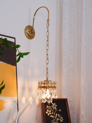 Crystal Crown Sconce - LUUGAA