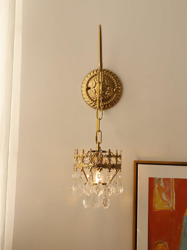 Crystal Crown Sconce - LUUGAA
