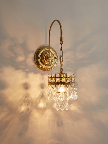 Crystal Crown Sconce - LUUGAA