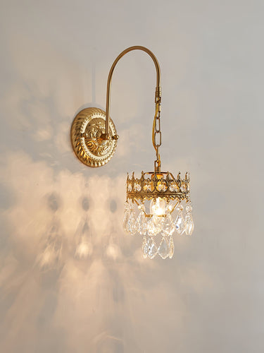 Crystal Crown Sconce - LUUGAA