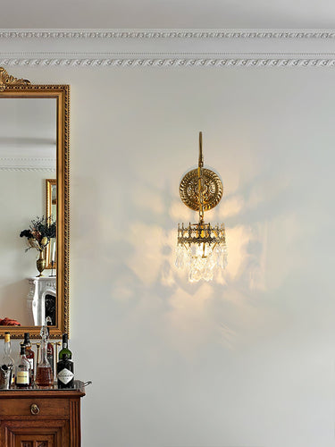 Crystal Crown Sconce - LUUGAA