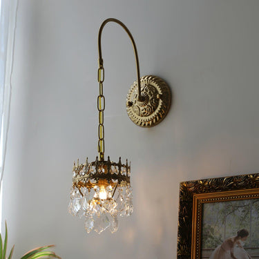 Crystal Crown Sconce - LUUGAA