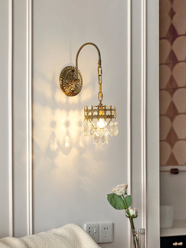 Crystal Crown Sconce - LUUGAA