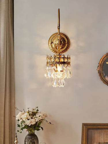 Crystal Crown Sconce - LUUGAA