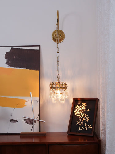 Crystal Crown Sconce - LUUGAA
