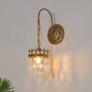 Crystal Crown Sconce - LUUGAA