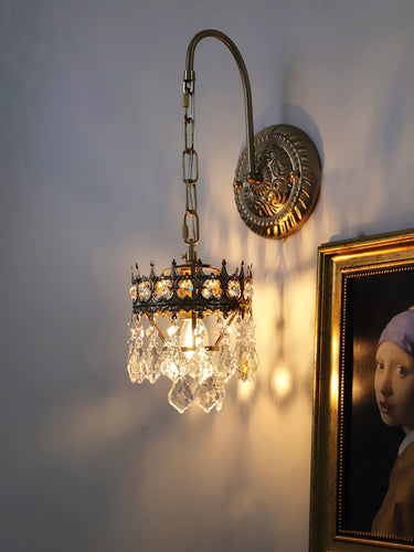 Crystal Crown Sconce - LUUGAA