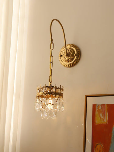 Crystal Crown Sconce - LUUGAA