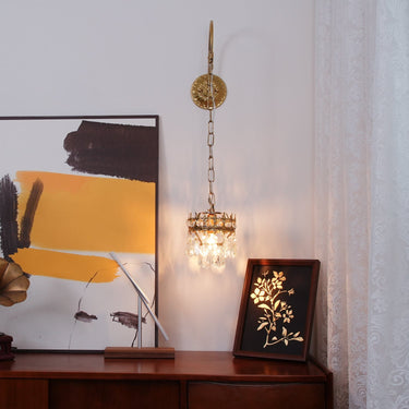 Crystal Crown Sconce - LUUGAA