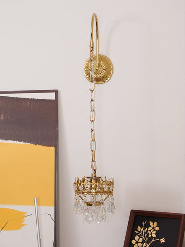 Crystal Crown Sconce - LUUGAA