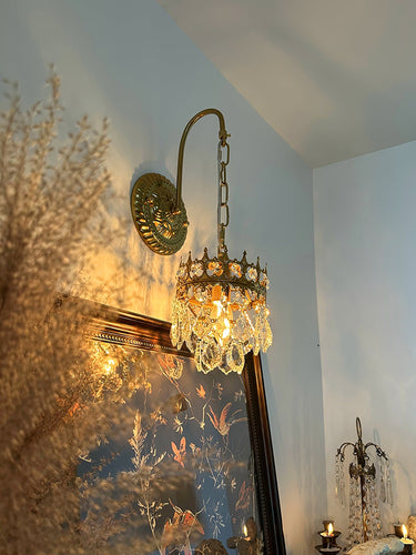 Crystal Crown Sconce - LUUGAA