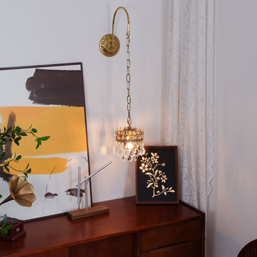 Crystal Crown Sconce - LUUGAA