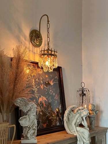 Crystal Crown Sconce - LUUGAA