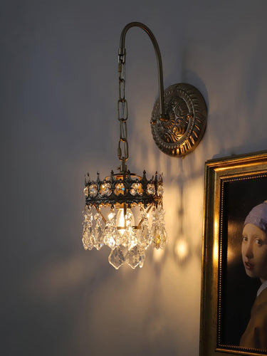 Crystal Crown Sconce - LUUGAA