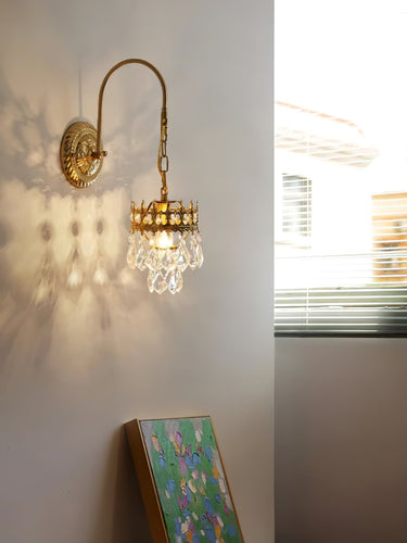 Crystal Crown Sconce - LUUGAA