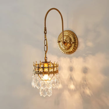 Crystal Crown Sconce - LUUGAA