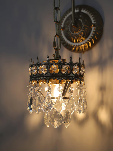 Crystal Crown Sconce - LUUGAA
