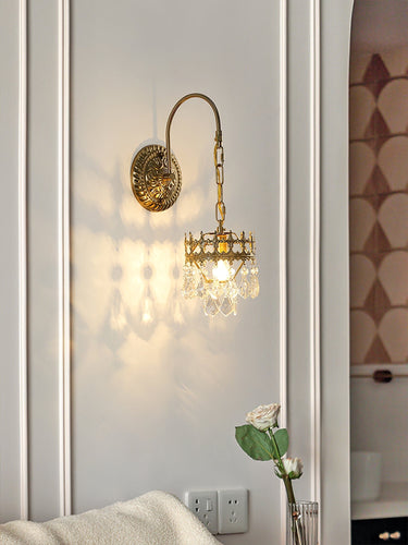 Crystal Crown Sconce - LUUGAA