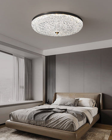 Crystalline Round Ceiling Lamp - LUUGAA