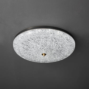 Crystalline Round Ceiling Lamp - LUUGAA