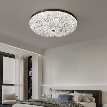 Crystalline Round Ceiling Lamp - LUUGAA