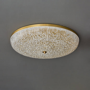 Crystalline Round Ceiling Lamp - LUUGAA