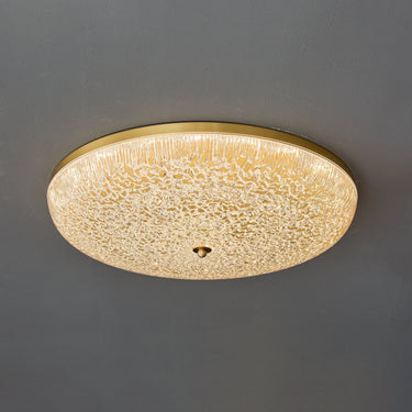 Crystalline Round Ceiling Lamp - LUUGAA