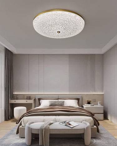 Crystalline Round Ceiling Lamp - LUUGAA