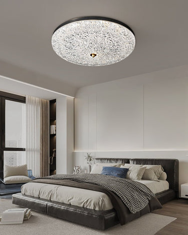 Crystalline Round Ceiling Lamp - LUUGAA