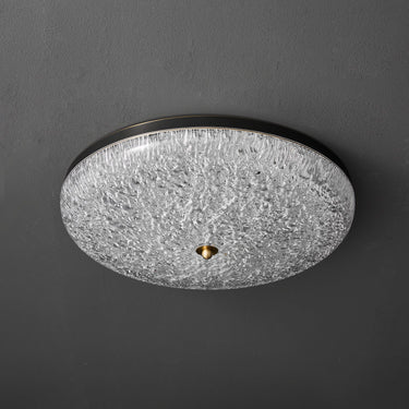 Crystalline Round Ceiling Lamp - LUUGAA