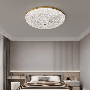 Crystalline Round Ceiling Lamp - LUUGAA