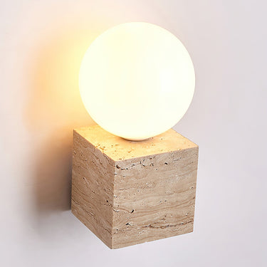 Cube Stone Wall Lamp - LUUGAA