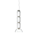 Cylindrical Clear Glass Chandelier - LUUGAA