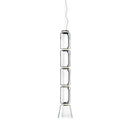 Cylindrical Clear Glass Chandelier - LUUGAA