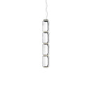 Cylindrical Clear Glass Chandelier - LUUGAA